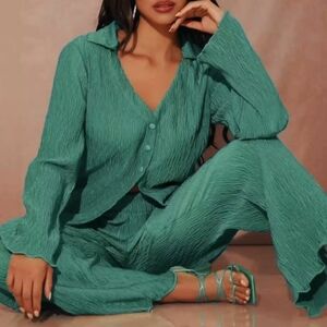 Elegant Green Women's Jumpsuit